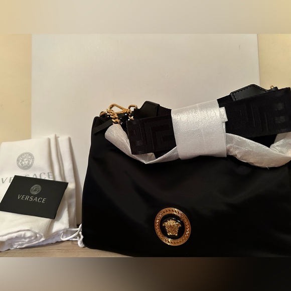 Versace Nylon Hobo should bag (NEW) - Picture 6 of 9